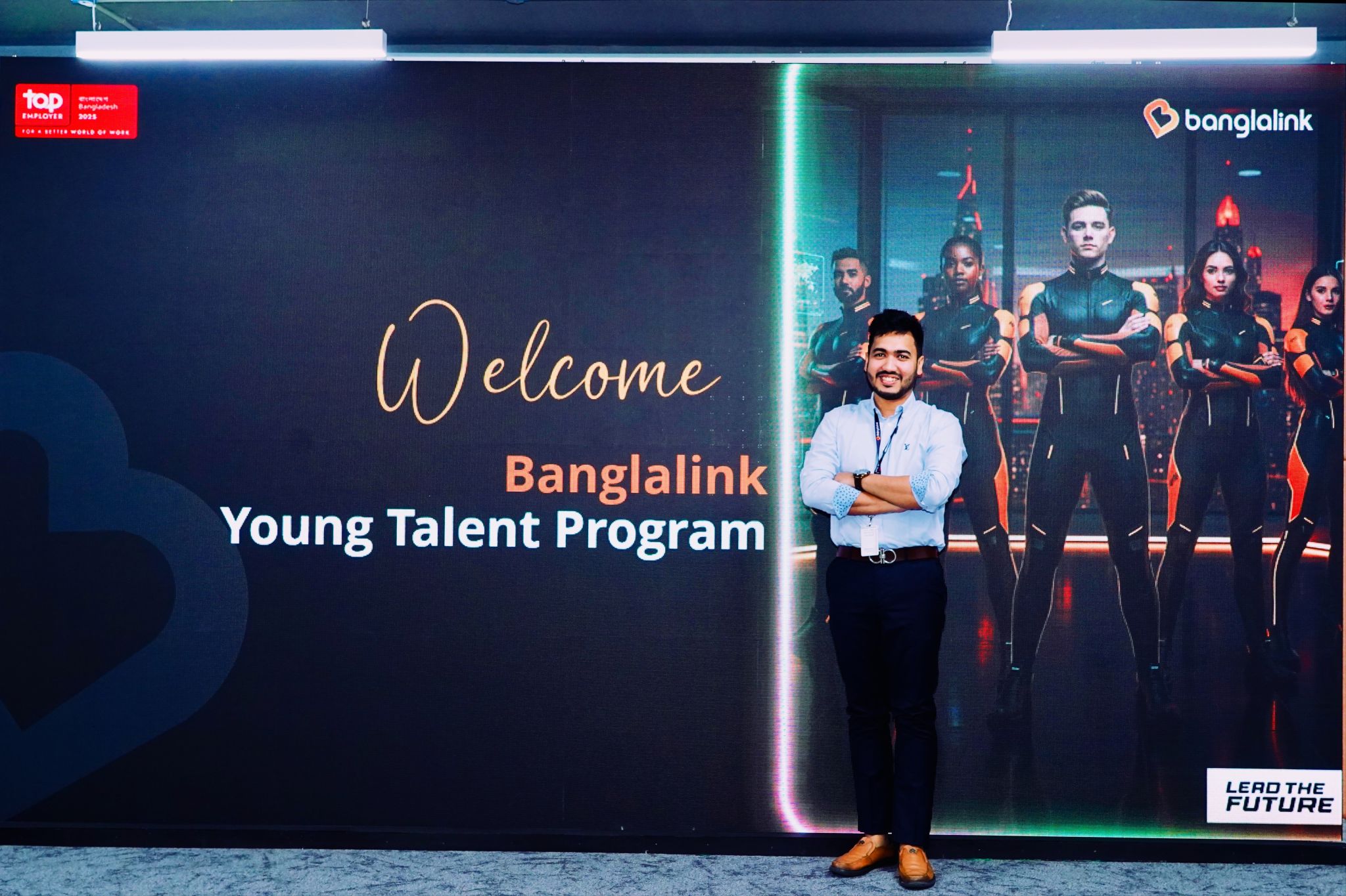 Refayat Ahmed at the Banglalink Young Talent Program welcome